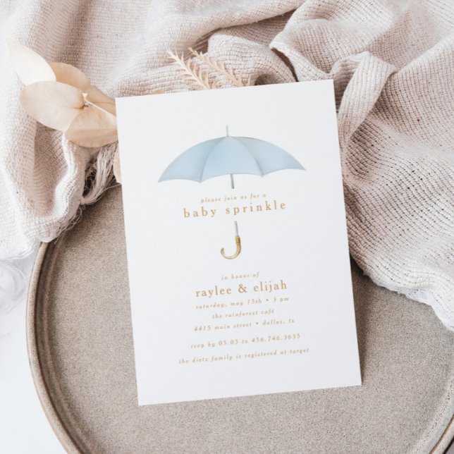 Light Blue Boy Baby Sprinkle Dusche Event | Einladung (Von Creator hochgeladen)