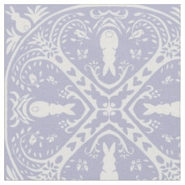 Light Blue Bunny Rabbit Pattern Baby Boy Kinderzim Stoff