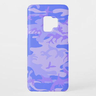 Light Blue Camouflage Muster Case-Mate Samsung Galaxy S9 Hülle