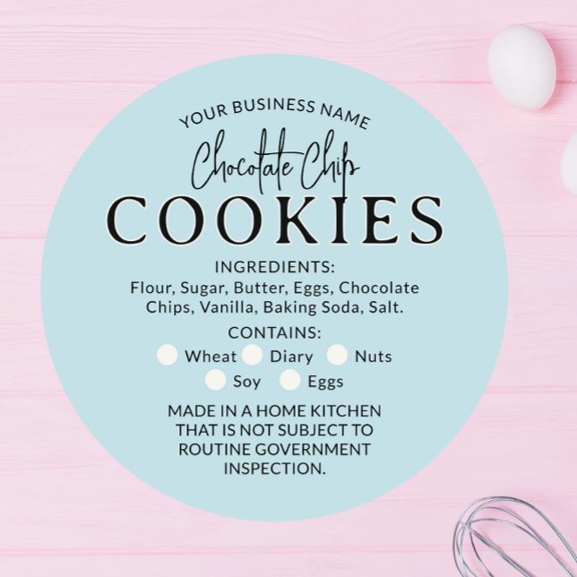 Light Blue Chocolate Cookies Hütte Law Sticker (Von Creator hochgeladen)