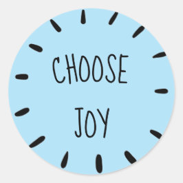 Light Blue Choose Joy Sticker Sheet