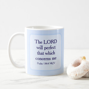 Light Blue Christlich Faith Bible Verse Scripting Kaffeetasse