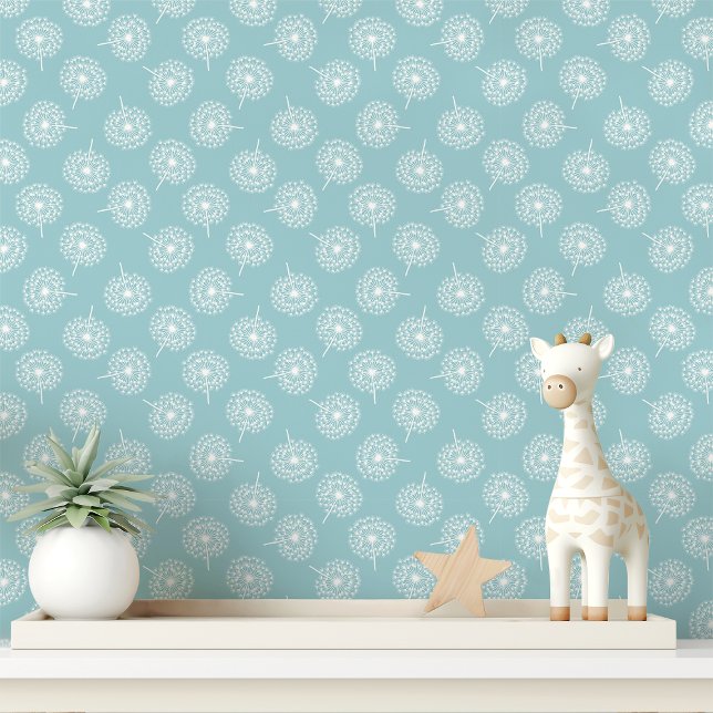 Light Blue Dandelion Tapete (Von Creator hochgeladen)