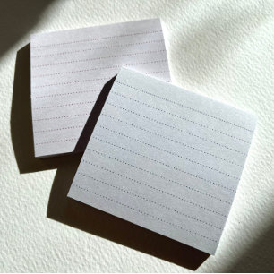 Light Blue Dot Rule PostIt Notes Post-it Klebezettel