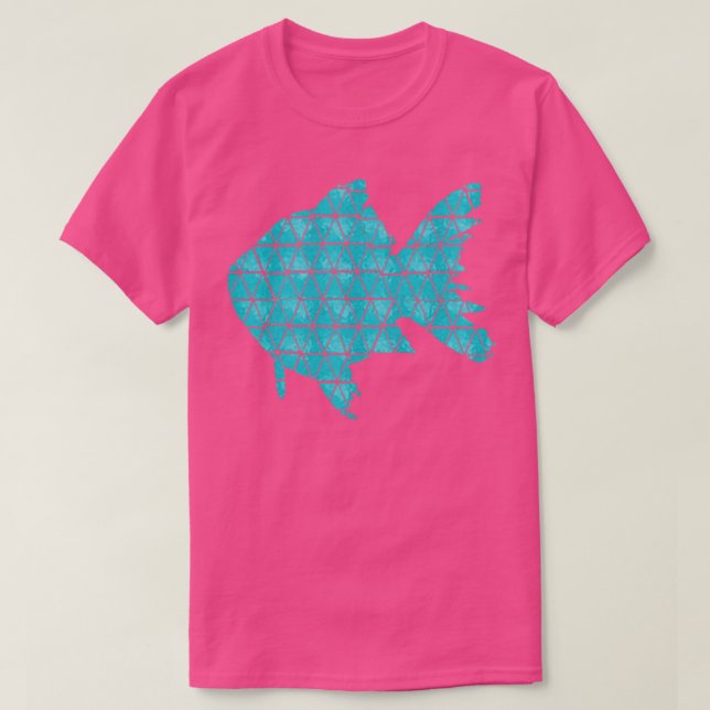 Light Blue Fish T-Shirt (Design vorne)