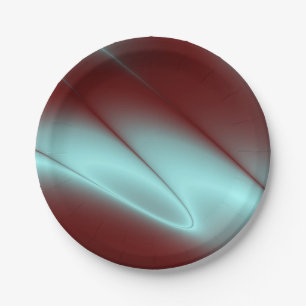 Light Blue Flash Pappteller
