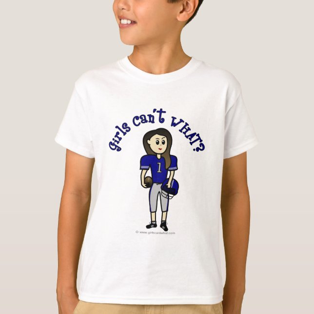 Light Blue Football T-Shirt (Vorderseite)