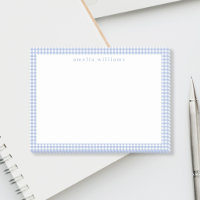 Light Blue Gingham Kariert