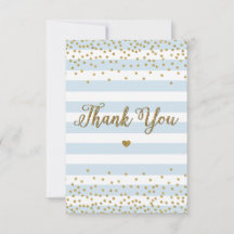 Light Blue Gold Glitzer Boy Baby Dusche Sprinkle T