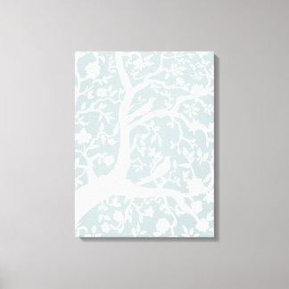 Light Blue Grosse Chinoiserie Leinwand