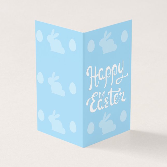 Light Blue Happy Osterpackung mit 25 Mini Cards (Vorderseite)