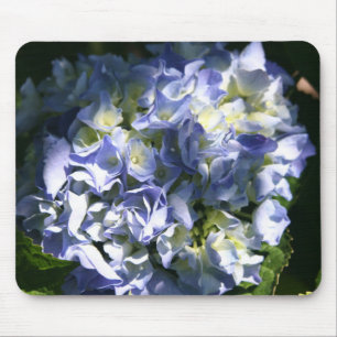 Light Blue Hydrangea Blume Mousepad