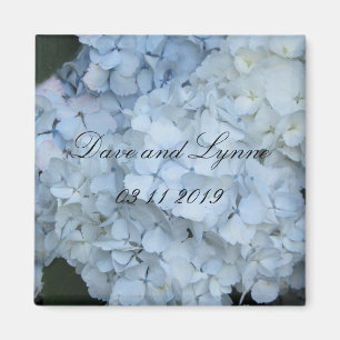 Light Blue Hydrangeas Magnet