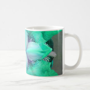 Light Blue Iris Blume Tasse