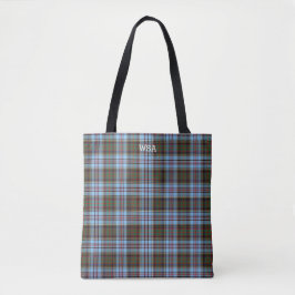 Light Blue Kariert Anderson Tartan Monogram