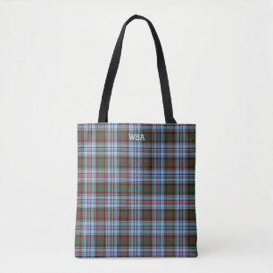 Light Blue Kariert Anderson Tartan Monogram