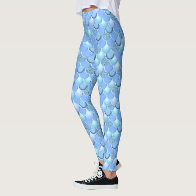 Light Blue mermaid Leggings (Links)