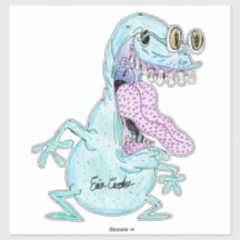 light blue monster alien cartoon