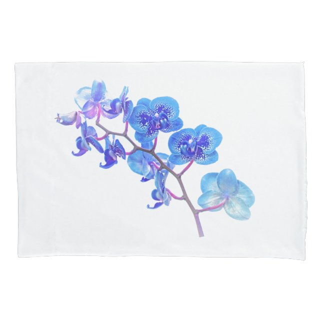 Light Blue Orchid Pillowcase Kissenbezug (Vorderseite)