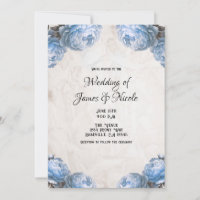 Light Blue Peony Blume Vintag Rustikale Hochzeit
