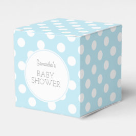 Light Blue Polka Dots Geschenkschachtel