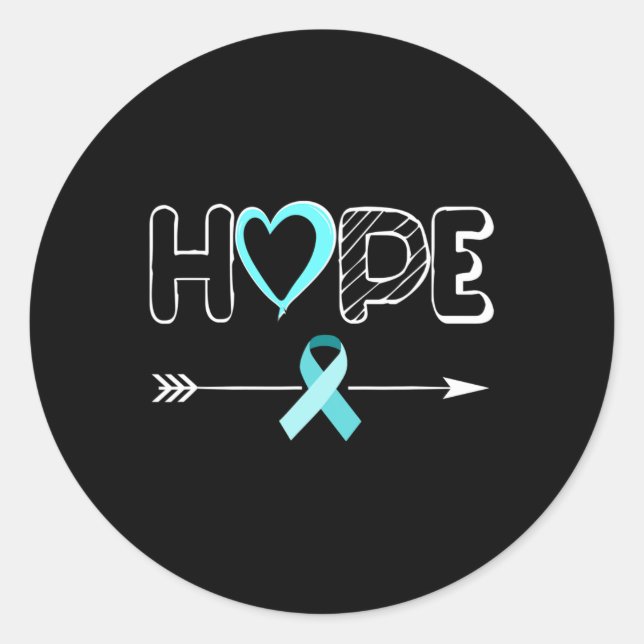 Light Blue Products Ribbon Hydrocephalus Awareness Runder Aufkleber (Vorderseite)