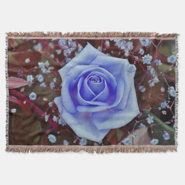 Light Blue Rose Decke (Vorderseite)
