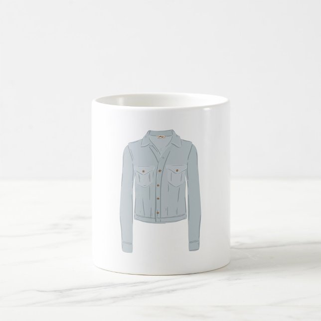 Light Blue Shirt Kaffeetasse (Von Creator hochgeladen)