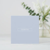 Light Blue Skies Modern Danke Card