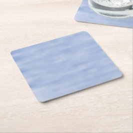 Light Blue Sky Muster Party Rechteckiger Pappuntersetzer