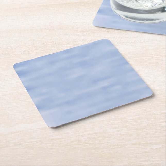 Light Blue Sky Muster Party Rechteckiger Pappuntersetzer (angewinkelt)