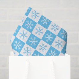 Light Blue Snowflake Schneeflocke Gestaltungsmuste Seidenpapier