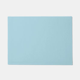 Light Blue Solid Color Fußmatte
