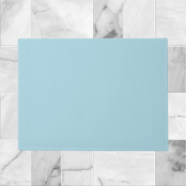 Light Blue Solid Color Fußmatte