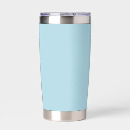 Light Blue Solid Color Thermobecher
