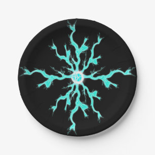 Light Blue Spark Lightning Paper Teller