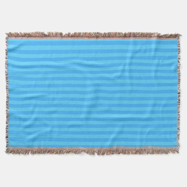 Light Blue Stripes Decke (Vorderseite)