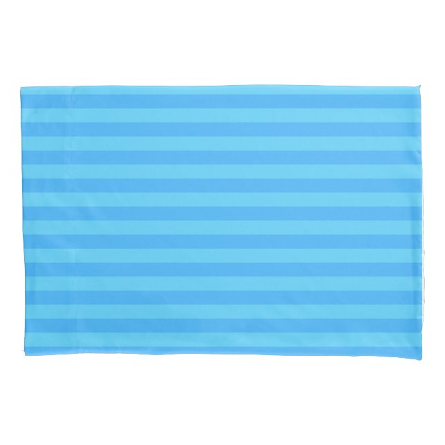 Light Blue Stripes Kissenbezug (Vorderseite)