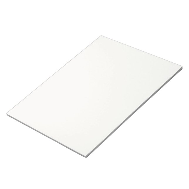 Light Blue Tint 11"x8.5" Notepad mit Clean Modern Notizblock (angewinkelt)