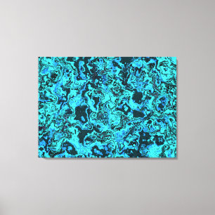 Light Blue Turquoise Leinwanddruck