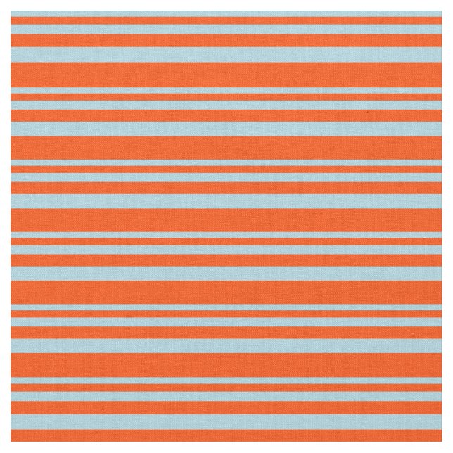 Light Blue und Red Lines Stoff (Nahaufnahme)