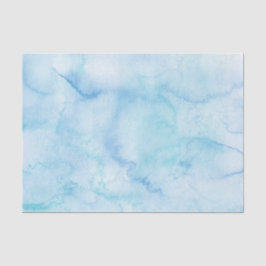 Light Blue Watercolor Seidenpapier