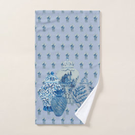 Light Blue & White Ginger Jars Handtuch