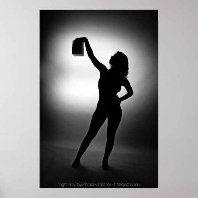 'Light Box' von Andrew Gettler Poster (Vorne)