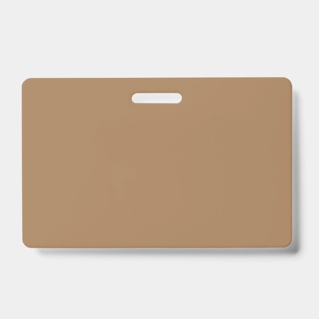 Light Brown #A57C55, Gray Olive Ausweis (Vorderseite)