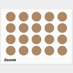 Light Brown #A57C55, Gray Olive Sticker