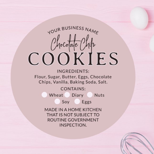 Light Brown Chocolate Cookies Hütte Law Sticker (Von Creator hochgeladen)
