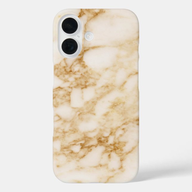 Light Brown Marble Case-Mate iPhone Hülle (Rückseite)
