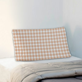 Light Brown Plaid Pattern Pillowcase Kissenbezug