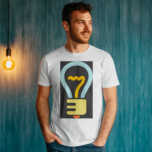 Light Bulb Icon Mens T - Shirt (Von Creator hochgeladen)